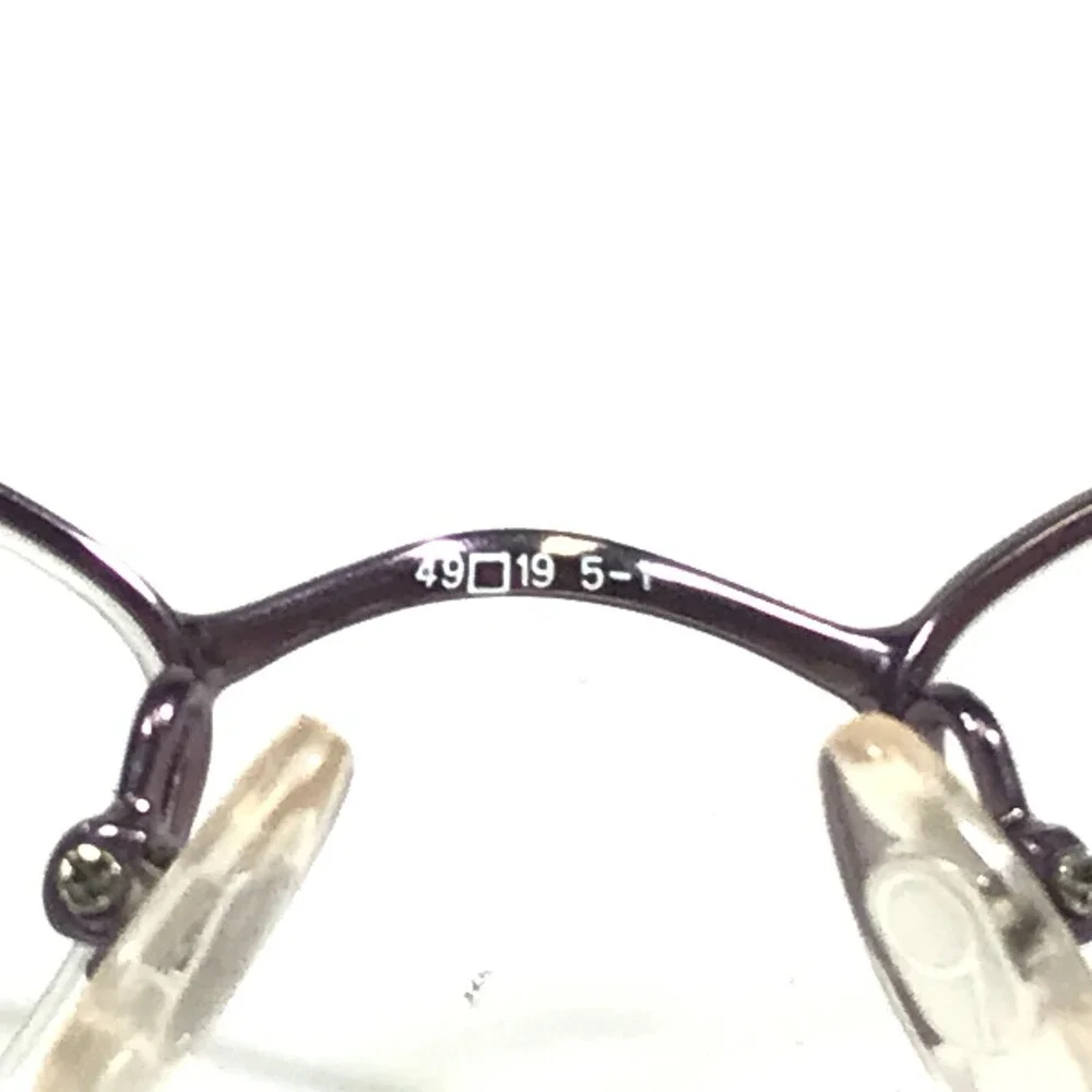 Nine West Petite Eyeglasses Frames 321 W39 Purple Cat Eye Half Rim 49-19-135